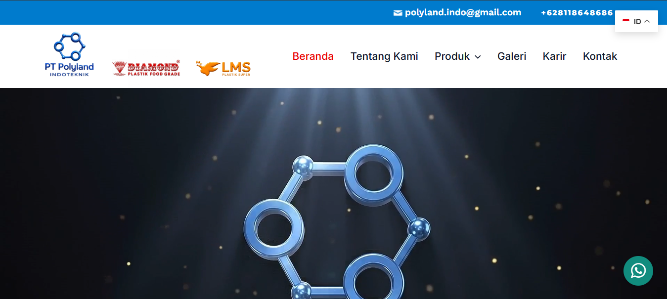 Corporate Website — PT Polyland Indoteknik - Image 1